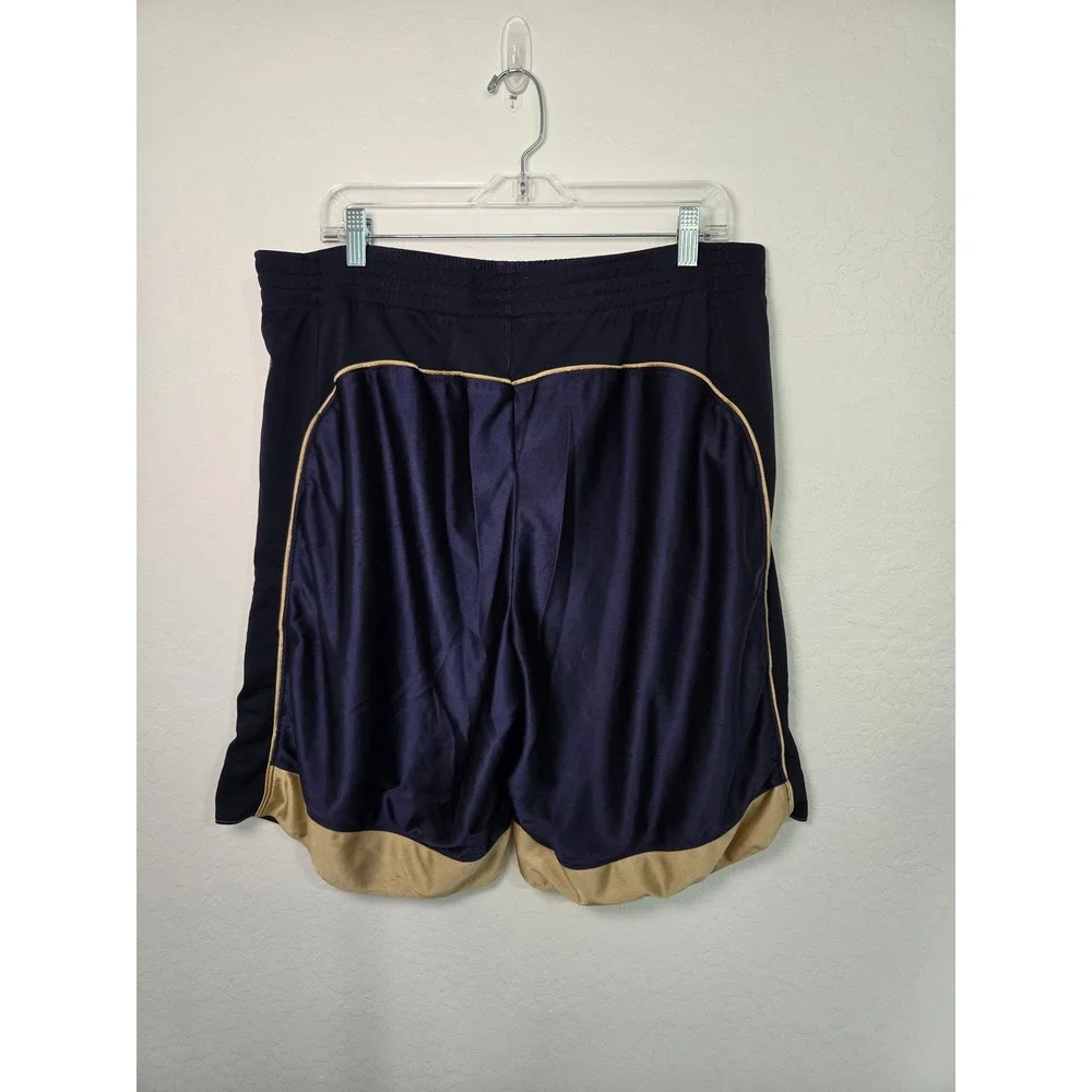 C9 by Champion Mens Basketball Shorts Navy Blue Gold Dazzle Athletic XL
